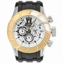 Invicta Pro Diver Chronograph Silver-tone Dial Gold-tone PVD Men's Watch 14021