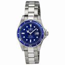 Invicta Pro Diver Collection Blue Dial Stainless Steel Ladies Watch 4863