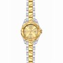 Invicta Pro Diver Gold Dial 18kt Gold Ion-plated Ladies Watch 14351