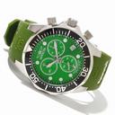 Invicta Pro Diver Grand Chronograph Green Dial Black Rubber Men's Watch 11474