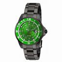 Invicta Pro Diver Green Dial Gunmetal Ion-plated Ladies Watch 18249