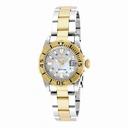 Invicta Pro Diver Mother of Pearl Dial Two-tone Ladies Watch 17385