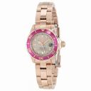 Invicta Pro Diver Pink Dial Rose Gold-plated Ladies Watch 12529