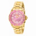 Invicta Pro Diver Pink Mother of Pearl Gold-plated Ladies Watch 10624