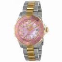 Invicta Pro Diver Pink Mother of Pearl Two-tone Ladies Watch 14355