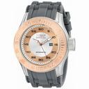 Invicta Pro Diver Rose and Silver Dial Grey Silicone Men's Watch 14832
