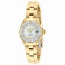 Invicta Pro Diver White Dial 18kt Gold-plated Ladies Watch 21534