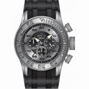 Invicta Pro Diver XL Chronograph Black and Silver Dial Black Silicone Men's Watch 14974