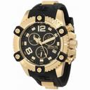Invicta Reserve Arsenal Chronograph Black Dial Black Polyurethane Men's Watch 11172