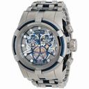Invicta Reserve Bolt Chronograph Perforated Dial Stainless Steel Men's Watch 12900