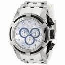 Invicta Reserve Bolt Chronograph Silver Dial White Polyurethane Men's Watch 14404