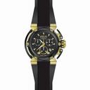 Invicta Reserve Chronograph Black Dial Black Polyurethane Men's Watch 18341