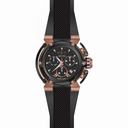 Invicta Reserve Chronograph Black Dial Black Polyurethane Men's Watch 18342