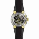 Invicta Reserve Chronograph Black Mother of Pearl Dial Black Polyurethane Men's Watch 18339