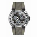 Invicta Reserve Chronograph Black Mother of Pearl Dial Grey Polyurethane Men's Watch 18344