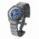 Invicta Reserve Chronograph Blue Dial Gunmetal Ion-plated Men's Watch 19594