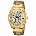 Invicta Reserve Chronograph Champagne Dial 18kt Gold-plated Men's Watch 18014