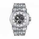 Invicta Reserve Chronograph Silver Black Dial Stainless Steel Men's 14207