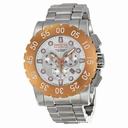 Invicta Reserve Chronograph Silver Dial Stainless Steel Men's Watch 1958