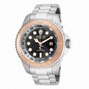 Invicta Reserve Hydromax GMT Black Dial Stainless Steel Men's Watch 16963