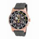 Invicta Reserve Mechanical Black Skeleton Dial Grey Polyurethane Men's Watch 18953