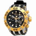 Invicta Reserve Specialty Two Tone Case Black Dial Chronograph Men's Watch 0908