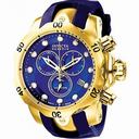 Invicta Reserve Sub-Aqua Venom Chronograph Blue Dial Blue Polyurethane Men's  Watch 6113
