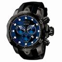 Invicta Reserve Venom Chronograph Blue Dial Black Polyurethane Men's Watch F0003