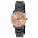 Invicta Rose Dial Black Ceramic Ladies Watch 14914