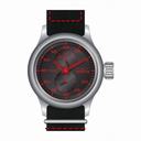 Invicta Russian Diver Black Dial Black Leather Men's Watch 19495