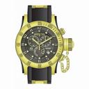 Invicta Russian Diver Chronograph Black Dial Black Polyurethane Men's Watch 15564