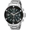 Invicta Russian Diver Chronograph Black Dial Stainless Steel Men's Watch 18583