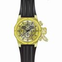 Invicta Russian Diver Chronograph Gold Dial Black Silicone Men's Watch 21628