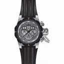 Invicta Russian Diver Chronograph Grey Dial Black Silicone Men's Watch 21629