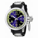 Invicta Russian Diver GMT Blue Dial Black Polyurethane Men's Watch 6610