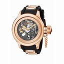 Invicta Russian Diver Grey Skeletal Dial Gold-tone PVD Men's Watch 80120