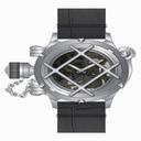 Invicta Russian Diver Skeleton Dial Black Leather Men's Watch 14630