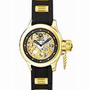 Invicta Russion Diver Black Skeleton Dial Black Polyurethane Men's Watch 17265