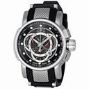 Invicta S1 Black Dial Chronograph Tachymeter Black Rubber Strap Men's Watch 0893