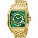 Invicta S1 Collection Chronograph Green Dial 18kt Gold-Plated Stainless Steel Watch 6465