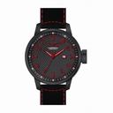 Invicta S1 Rally Black Dial Black Leather Men's Watch 19614