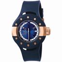 Invicta S1 Rally Blue Dial Rose Gold-Tone and Blue Rubber Men's Watch 11978