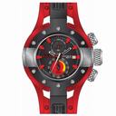 Invicta S1 Rally Chronograph Black Dial Black and Red Polyurethane Rubber Men's Watch 13066