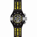 Invicta S1 Rally Chronograph Black Dial Black Leather Men's Watch 19177