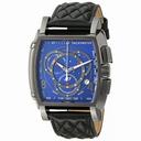 Invicta S1 Rally  Chronograph Blue Dial Black Leather Men's Watch 15793