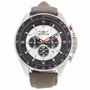 Invicta S1 Rally Chronograph Silver and Black Dial Grey Leather Men's Watch 15907