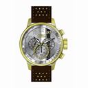 Invicta S1 Rally Silver Dial Brown Leather Men's Watch 19286