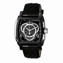 Invicta S1 Sapphire Chronograph Tachymeter Black Dial Black Leather Men's Watch 5401