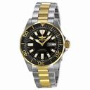 Invicta Sapphire Diver Two Tone Stainless Steel Men's Watch 7045