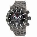 Invicta Sea Base Chronograph Black Dial Black Ion-plated Men's Watch 14245